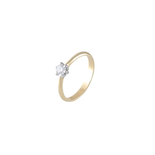 Pierścionek Zaręczynowy Brylant 0,26ct Klasyczny