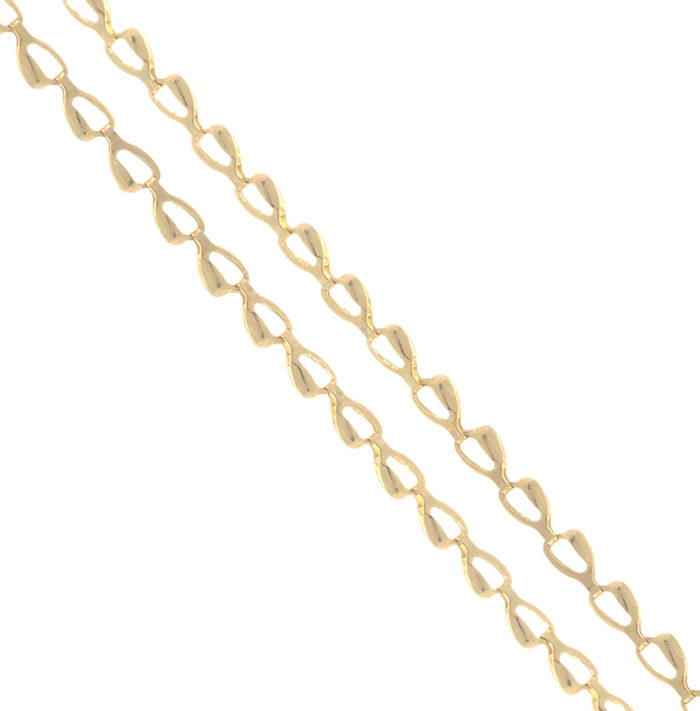 Złoty łańcuszek 55cm 585