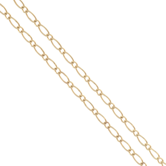 Złoty łańcuszek 585 Figaro Pełny